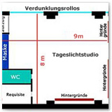 Fotostudio Grundriss